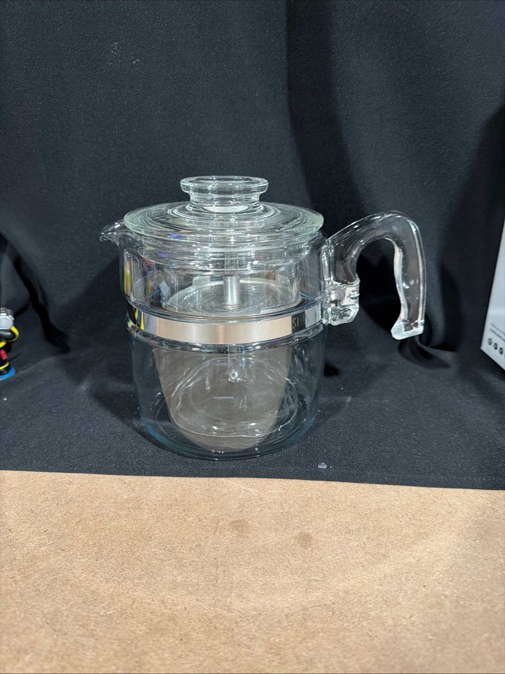 Vintage Pyrex 6 Cup Coffee Pot Percolator #7756 Complete